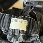 Free People  We The Free Hazel Black Denim Jumpsuit Small Photo 2