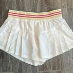 Free People Women’s  movement white skort size small w/ liner and pockets Photo 0