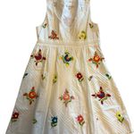 Nanette Lepore Ivory Dress with Vibrant Floral Patterns Photo 0