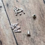 Silver Bully Bulldog Stud Earrings UGA Georgia Samford Photo 3