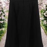 Ann Taylor NEW  Black A-Line Capsule Chic Career Office Siren Mini Skirt Size 0P Photo 1