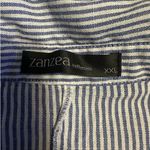 Zanzea  Loose Striped Button Maxi Shirt Dress Plus Size XXL Blue White Coastal Photo 4