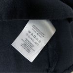 Free People  Vest Womens XS Black Denim Moto Long Relax Frayed Rock Goth OB663677 Photo 12