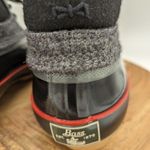 Bass Mandarin Short Duck Boots Woman's Size 6 Black Gray Wool Photo 5