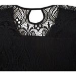 No Boundaries Victorian Gothic Black Lace Long Sleeve Top Sz.‎ S Romantic Fall Layer Witchy Photo 2