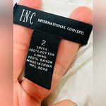 INC women’s dress size 2 white, layered dress with crochet on the top layer. White Photo 11