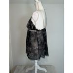 Women’s Black/Pink Chemise Slip Dress Babydoll Medium Black Photo 5