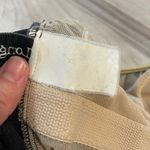 Longitude Vintage Black Gold One Piece Swim Suit With open Back-See Measurements Photo 10