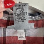 Catherines 1X 18W 20W Twist Front Tunic Top Plaid Half Sleeve Preppy Flattering Photo 6