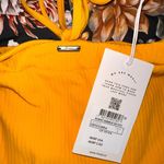 Maaji NWT Honey Safari Plunge One Piece Yellow Floral Reversible Swimsuit LARGE Photo 7