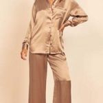 Reformation Fiore Silk Button-Up Shirt Photo 0