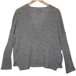 BDG Womens  Urban Outfitters Heather Gray Long Sleeve V-Neck Sweater Shirt Size S Photo 1