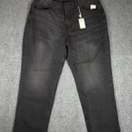 Good American NWT! Good 90s Mid Rise Relaxed Baggy Jeans Size 16 Womens Black Photo 0