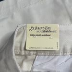 st. john's bay  Women's Size 8 Stone Stretch Waist Hidden Stretch Waistband Pants Photo 1