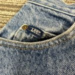 Lee VTG 80s  High Waisted Mom Jeans Light Stonewash Acid Wash Tapered Leg Grunge Photo 5