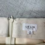 Le lis Star Print Suede Mini Skirt Tan Cream Size Small Photo 8