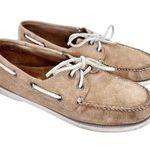 L.L.Bean  Tan Leather Loafers Moccasins Sz 8.5 Photo 8