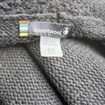 Smartwool  Womens Tunic Sweater Size Medium Lodge Cozy Black Button‎ Turtleneck Photo 8