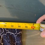 Lole  Dark Blue/White Floral Print Yoga Leggings | Size Medium Photo 7