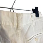 J.Crew  White Chino Lightweight Cotton Blend Casual Shorts Women Sz 0 Photo 8