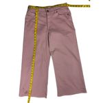 Dip Womens Cropped Fit Pants Size 4 Pink Cotton Denim Photo 2