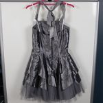Masquerade  Gray Homecoming Dress Photo 1