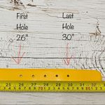 XXX Buckle Yellow/Gold Leather Belt Yellow Photo 11