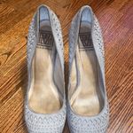 Pour La Victoire Tan Laser Cutout Platform Wedges Photo 2