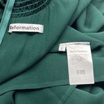 Reformation  Aude Long Sleeve Smocked Turtleneck Dress Photo 8