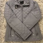 Weatherproof Women’s  Gray Quilted Coat with Side Stretch Size M Photo 3