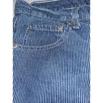 Jordache Vintage 90s Jean Shorts Size 15/16 Blue Striped Denim runs small Photo 1