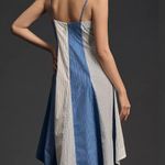 Anthropologie NWT $238  x Plenty by Tracy Reese V-Neck Blue High-Low Dress M Photo 2
