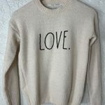 Rae Dunn  | “LOVE” Graphic Crew Neck Long Sleeve Sweater Photo 1