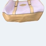 Victoria's Secret Angel Blush Pink Structured Satchel Bag Y2K 2000s Tan Trim Gold Hardware Photo 1