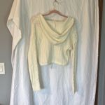 Aeropostale  Ivory Knit Sweater Size Medium Photo 4