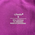 CJ Banks X 14W Cami Tank Top Lace Trim Adjustable Strap Camisole Sequin Detail Purple Photo 3