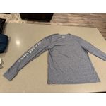 Vineyard Vines  Edgartown Long Sleeve T Shirt Heather Grey Women's XS Whale Logo Photo 6