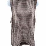 Free People  Knit Striped Sleeveless Hoodie XS Photo 0