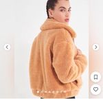 Urban Outfitters  camel colored Sherpa jacket size medium. In perfect condition! Photo 2