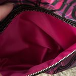 Coach  tote XL pink/purple multi colored plaid black Glitter C’s throughout EUC Photo 5