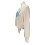 Jessica Simpson  Cropped Blue Bow Sweater Size XL NEW Photo 1