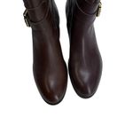Ralph Lauren Lauren Women's Tall Riding Boots Size 6.5 B Brown Leather Monica Photo 1