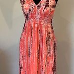 Steve Madden Elegant Pink and Orange Halter maxi Dress small Photo 0