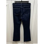 Veronica Beard  Beverly 10" Skinny Flare Jeans Dark Wash Button Front Western Photo 2