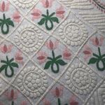 VTG 90s USA Made Grandma Sweater Womens L Collared Floral Coquette Cottage White Size L Photo 2