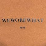 We Wore What ‎ Nylon Biker Short in Gold Photo 12