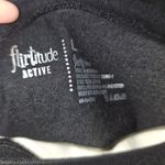 Flirtitude  Black & White Colorblock Short Sleeve Tee Size Large Photo 6