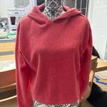 EXPRESS Size Large Pink Fleece Hoodie Photo 0