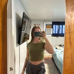 PacSun  Olive Women's Short Sleeve Tee Photo 1