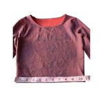 Lululemon  Wunder Train Cropped Long Sleeve Shirt Crackle Glaze Vintage Orange La Photo 10